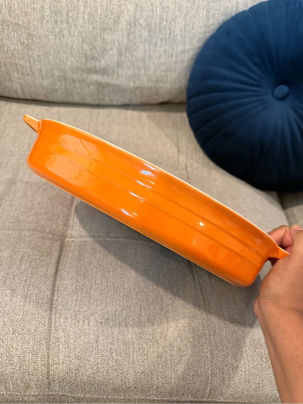 Le Creuset Orange Ceramic Baking Dish - Home Kitchen